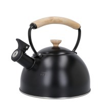 Чайник со свистком чёрный La Cafetière с деревянной ручкой, 1,6 л LCWHKETBLK