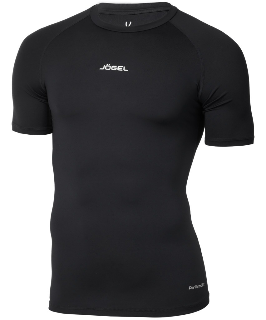 Фото Футболка компрессионная с коротким рукавом JOGEL CAMP PerFormDRY Baselayer SS Tee, черный (2117336) - интернет-магазин МегаТерем в Москве