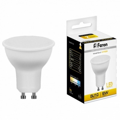 Лампа светодиодная Feron LB-560 GU10 9Вт 2700K 25842 FE_25842