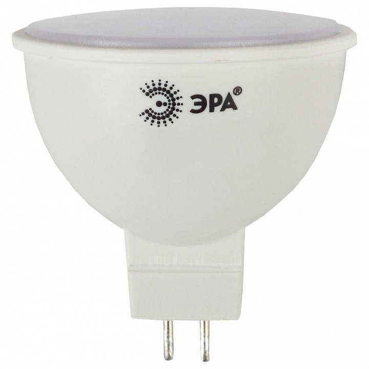 Фото Лампа светодиодная Эра Стандарт GU5.3 6Вт 4000K LED MR16-6W-840-GU5.3 ER_B0020545 - интернет-магазин МегаТерем в Москве
