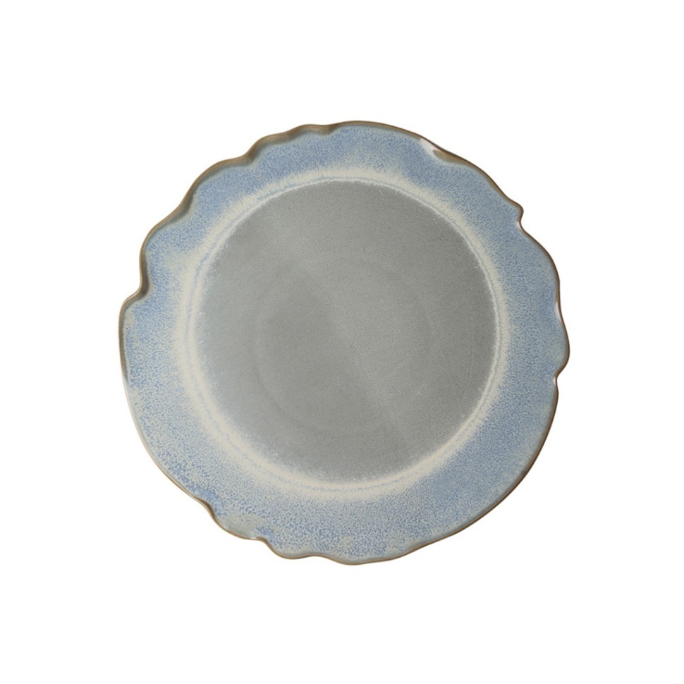 Фото Тарелка L9274-MB, 26,5 см, каменная керамика, blue, ROOMERS TABLEWARE - интернет-магазин МегаТерем в Москве