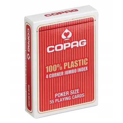 Карты "Copag 4 Corner Regular Red" (64745)