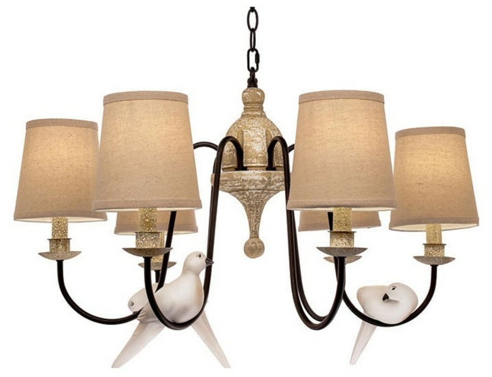 Фото Подвесная люстра Loft it Birds LOFT1029A-6 LF_LOFT1029A-6 - интернет-магазин МегаТерем в Москве
