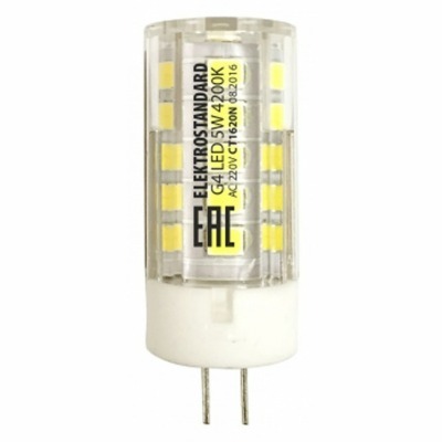 Лампа светодиодная Elektrostandard G4 LED G4 5Вт 4200K a049625 ELK_a049625