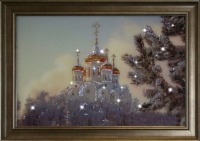 Картина Храм с кристаллами Swarovski (1305)
