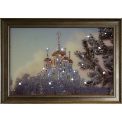 Картина Храм с кристаллами ...