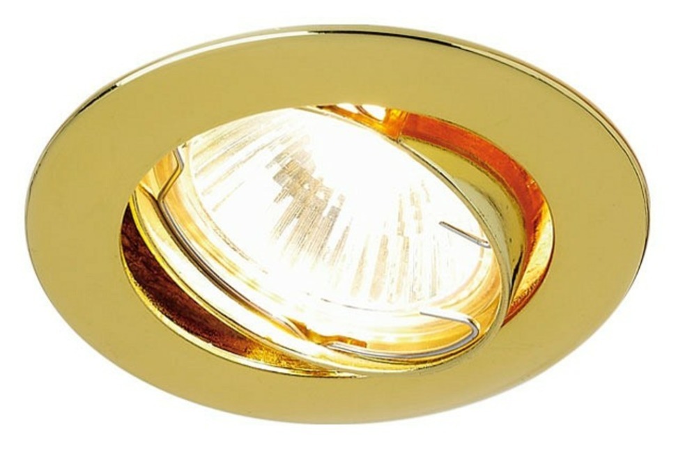 Фото Встраиваемый светильник Ambrella Light Classic 104S 104S GD AMBR_104S_GD - интернет-магазин МегаТерем в Москве