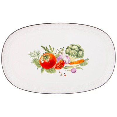 Блюдо овальное lefard "kitchen passions" 36,5*23,1*2,3 см (189-480) 