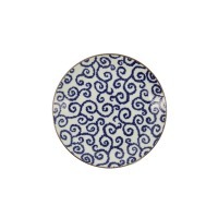 Тарелка 18904, 21,5 см, фарфор, blue, TOKYO DESIGN