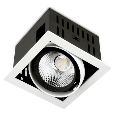 Встраиваемый светильник Ambrella Light Cardano T811 BK/CH 12W 4200K AMBR_T811_BK_CH_12W_4200K