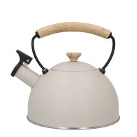 Чайник со свистком бежевый La Cafetière Latte с деревянной ручкой, 1,6 л LCWHKETLAT