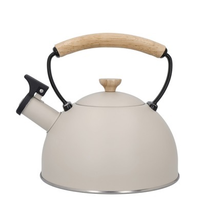 Чайник со свистком бежевый La Cafetière Latte с деревянной ручкой, 1,6 л LCWHKETLAT