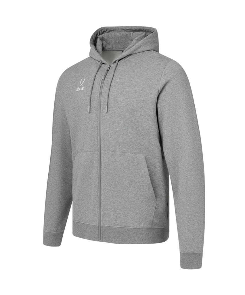 Фото Худи на молнии JOGEL ESSENTIAL Cotton FZ Hoodie, серый меланж, детский (2121912) - интернет-магазин МегаТерем в Москве
