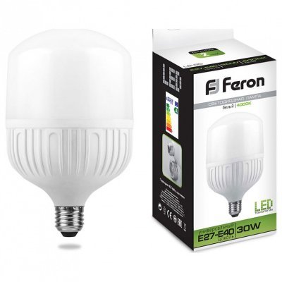 Лампа светодиодная Feron Saffit LB-65 E27-E40 30Вт 4000K 25818 FE_25818