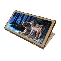 Нарды + Шашки Сирия Волки в лесу средние (Россия, дерево, 50 см), Partida (64235)