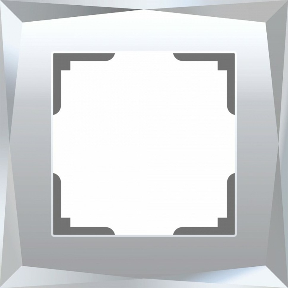 Фото Рамка на 1 пост Werkel Diamant (зеркальный) W0011220 WRK_a051017 - интернет-магазин МегаТерем в Москве