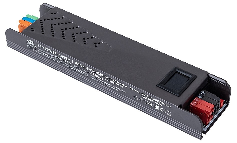 Фото Блок питания Arte Lamp Power-Pro A240305N AR_A240305N - интернет-магазин МегаТерем в Москве