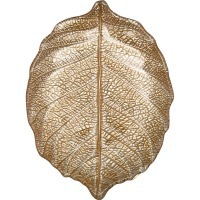 Блюдо "leaf" gold 21см без упаковки (мал 24шт) АКСАМ (339-072)