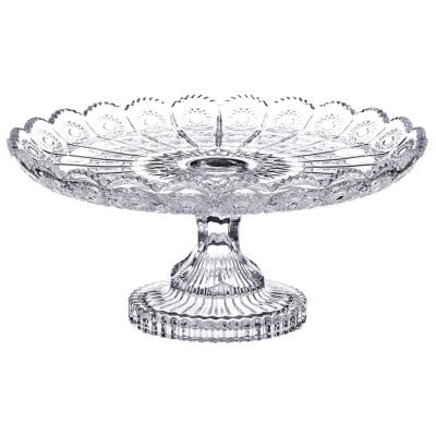 Тортовница на ножке "muza crystal" диаметр=30 см. высота=15 см. Lefard (195-128)