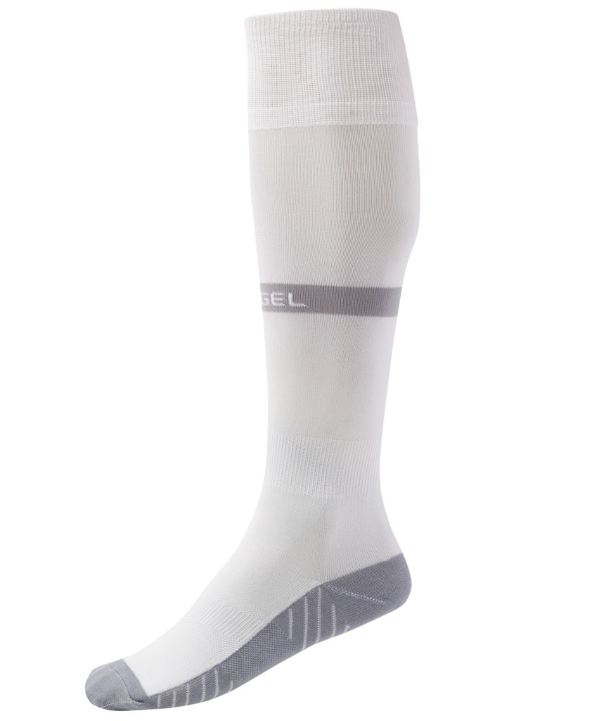 Фото Гетры футбольные JOGEL CAMP ADVANCED SOCKS 00, белый/серый (2129119) - интернет-магазин МегаТерем в Москве