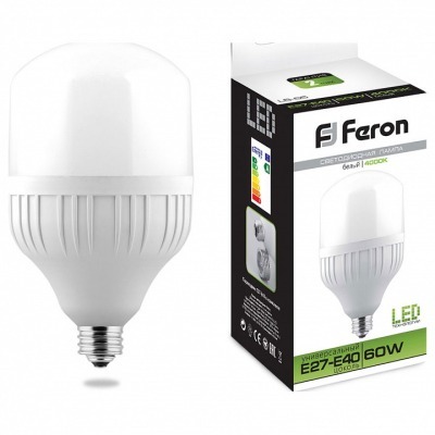 Лампа светодиодная Feron Saffit LB-65 E27-E40 60Вт 4000K 25821 FE_25821