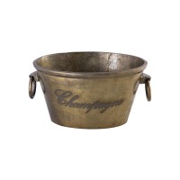 Емкость для охлаждения вина 24664-44, металл, Vintage brass, ROOMERS TABLEWARE
