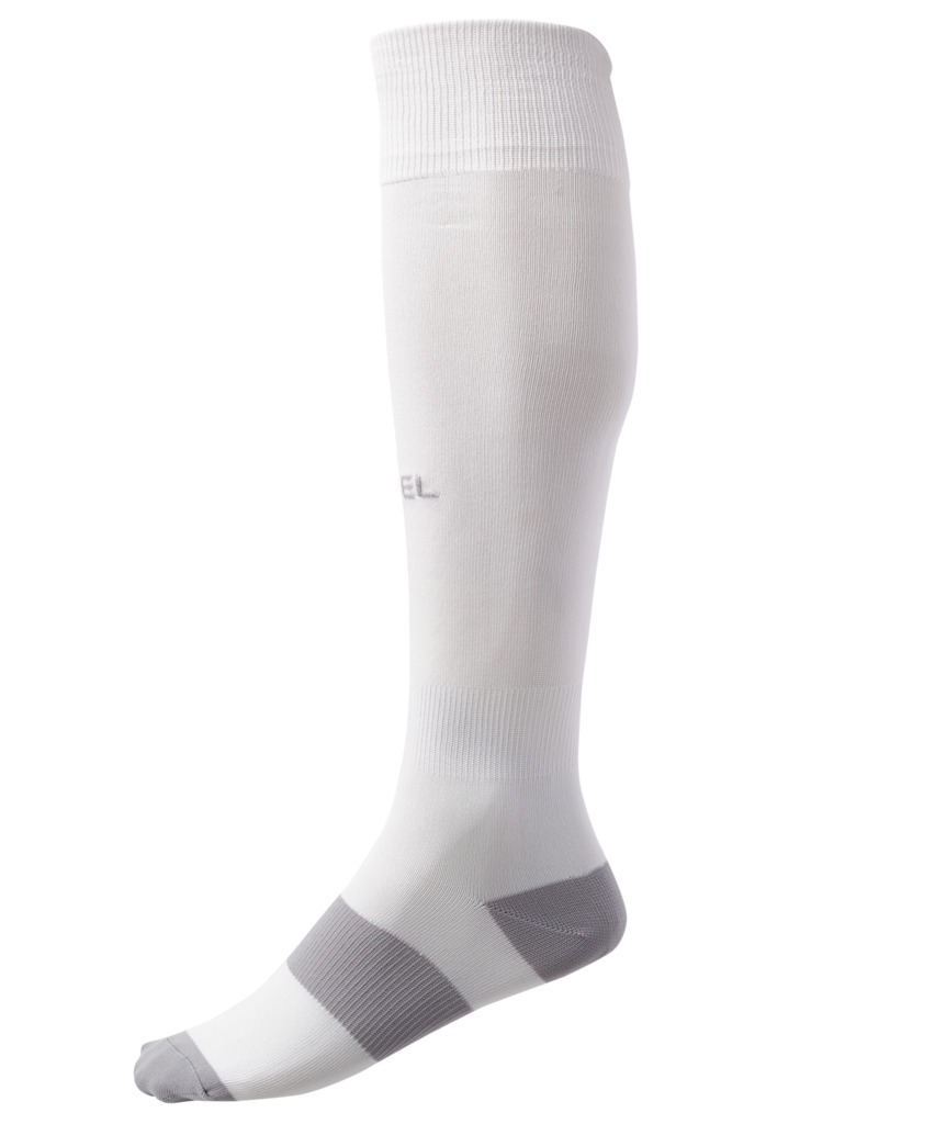 Фото Гетры футбольные JOGEL CAMP BASIC SOCKS 00, белый/серый/серый (2129125) - интернет-магазин МегаТерем в Москве