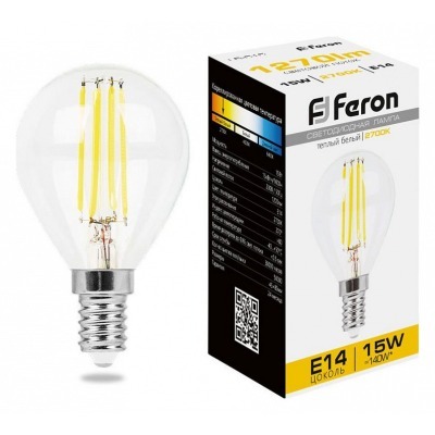 Лампа светодиодная Feron LB-515 E14 15Вт 2700K 38249 FE_38249