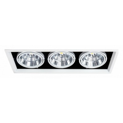 Встраиваемый светильник Arte Lamp Merga A8450PL-3WH AR_A8450PL-3WH