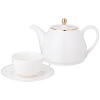 Кофейный сервиз lefard "style" на 4 пер. 9 пр. 980/160 мл (275-1284) 