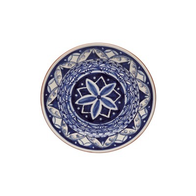 Тарелка P40-BW(CFL0415), 22,9 см, керамика, blue/white, CASAFINA BY COSTA NOVA