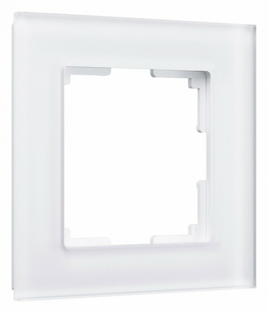 Фото Рамка на 1 пост Werkel Favorit (белый матовый) W0011105 WRK_a051290 - интернет-магазин МегаТерем в Москве