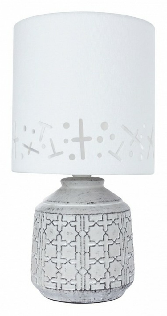 Фото Настольная лампа декоративная Arte Lamp Bunda A4007LT-1GY AR_A4007LT-1GY - интернет-магазин МегаТерем в Москве