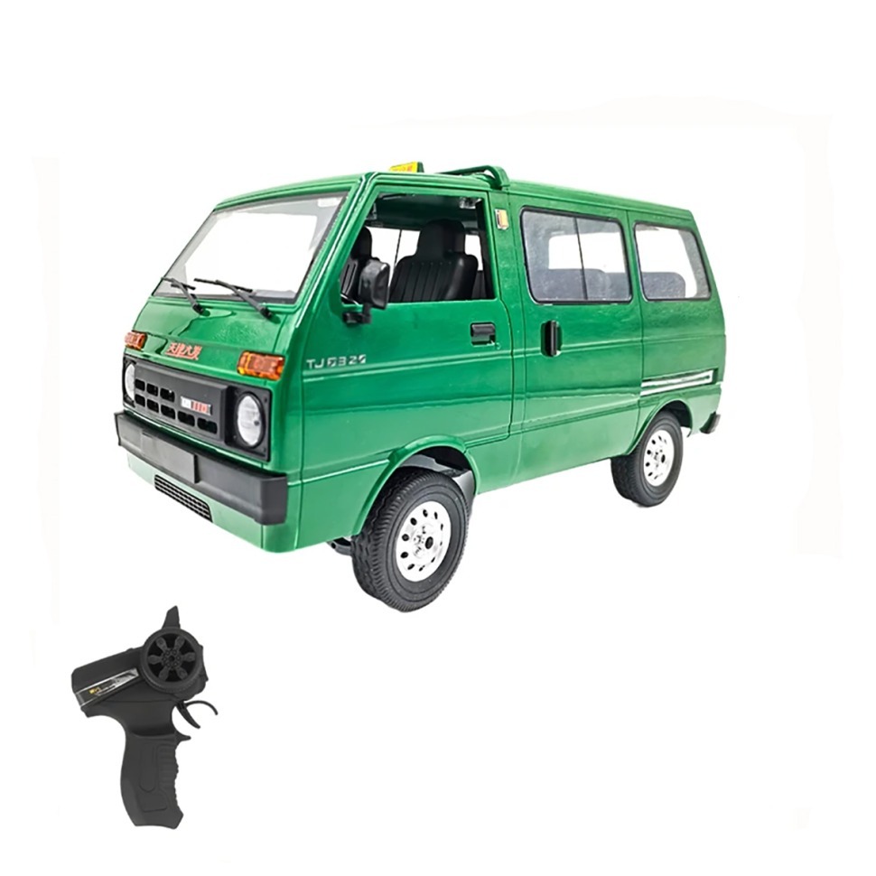 Фото Радиоуправляемый минивэн WPL D-42 зеленый, масштаб 1:10 (WPLD-42-GREEN) - интернет-магазин МегаТерем в Москве