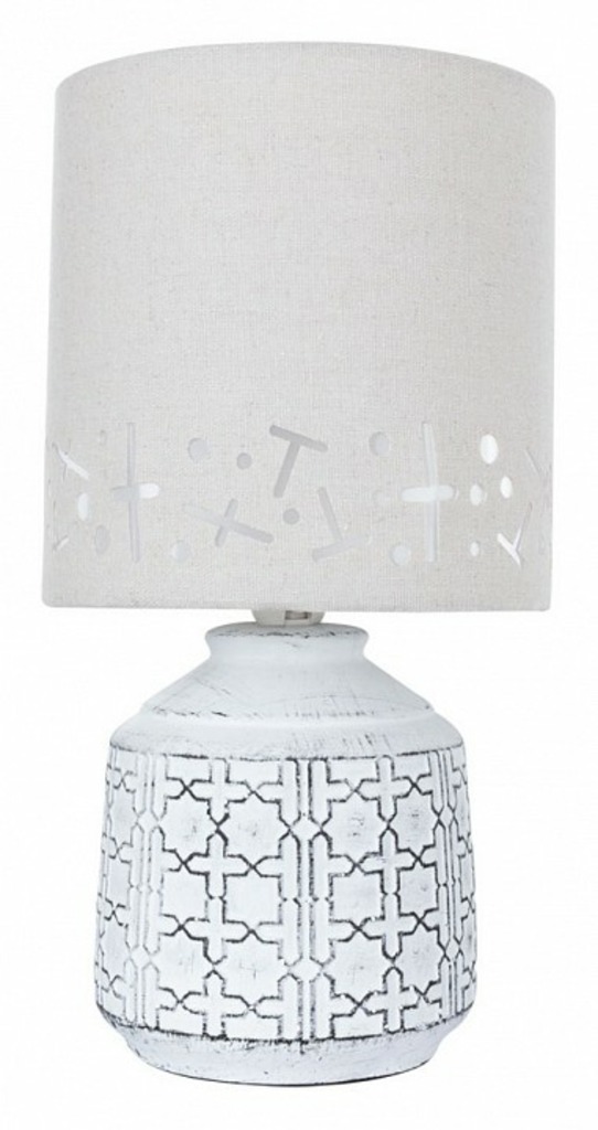 Фото Настольная лампа декоративная Arte Lamp Bunda A4007LT-1WH AR_A4007LT-1WH - интернет-магазин МегаТерем в Москве