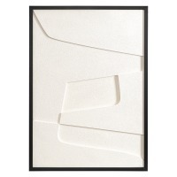 Панно декоративное с эффектом 3d Минимализм, с черной рамой, 50х70 см (76493)