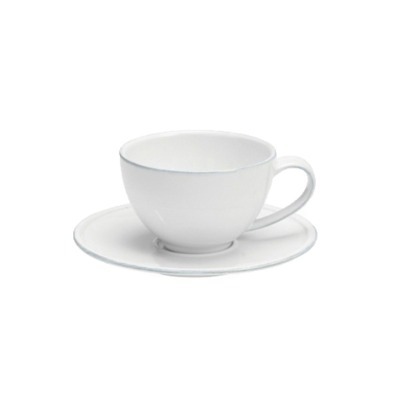 Чайная пара FICS01-WHI(FICS01-02202F), керамика, white, Costa Nova