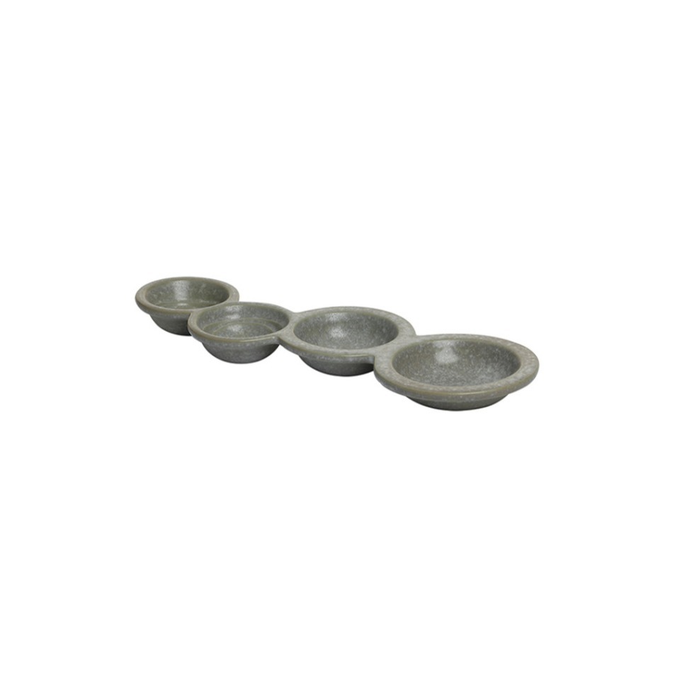 Фото Менажница L9251-648U, каменная керамика, grey, ROOMERS TABLEWARE - интернет-магазин МегаТерем в Москве