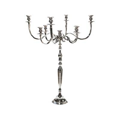 Подсвечник 3716, металл, Shiny Nickel, ROOMERS FURNITURE