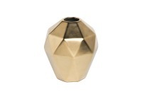 Ваза керамическая цвет золотой d17*19см (TT-00002795)