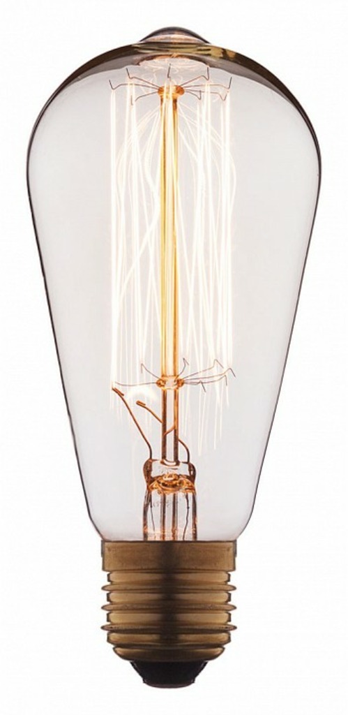 Фото Лампа накаливания Loft it Edison Bulb E27 60Вт K 1008 LF_1008 - интернет-магазин МегаТерем в Москве