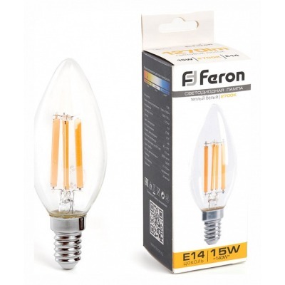Лампа светодиодная Feron LB-717 E14 15Вт 2700K 38256 FE_38256