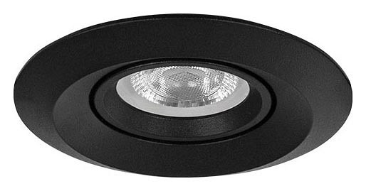 Фото Встраиваемый светильник Arte Lamp Mira Mini A2762PL-1BK AR_A2762PL-1BK - интернет-магазин МегаТерем в Москве