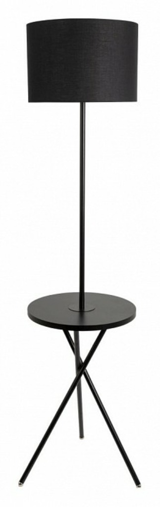 Фото Торшер с полкой Arte Lamp Combo A2070PN-1BK AR_A2070PN-1BK - интернет-магазин МегаТерем в Москве