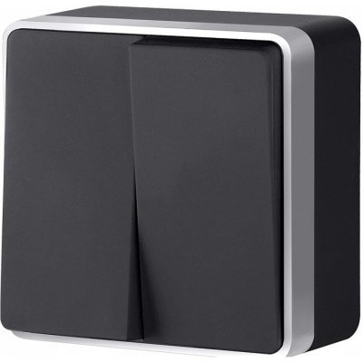 Выключатель двухклавишный без рамки Werkel WL15 a039613