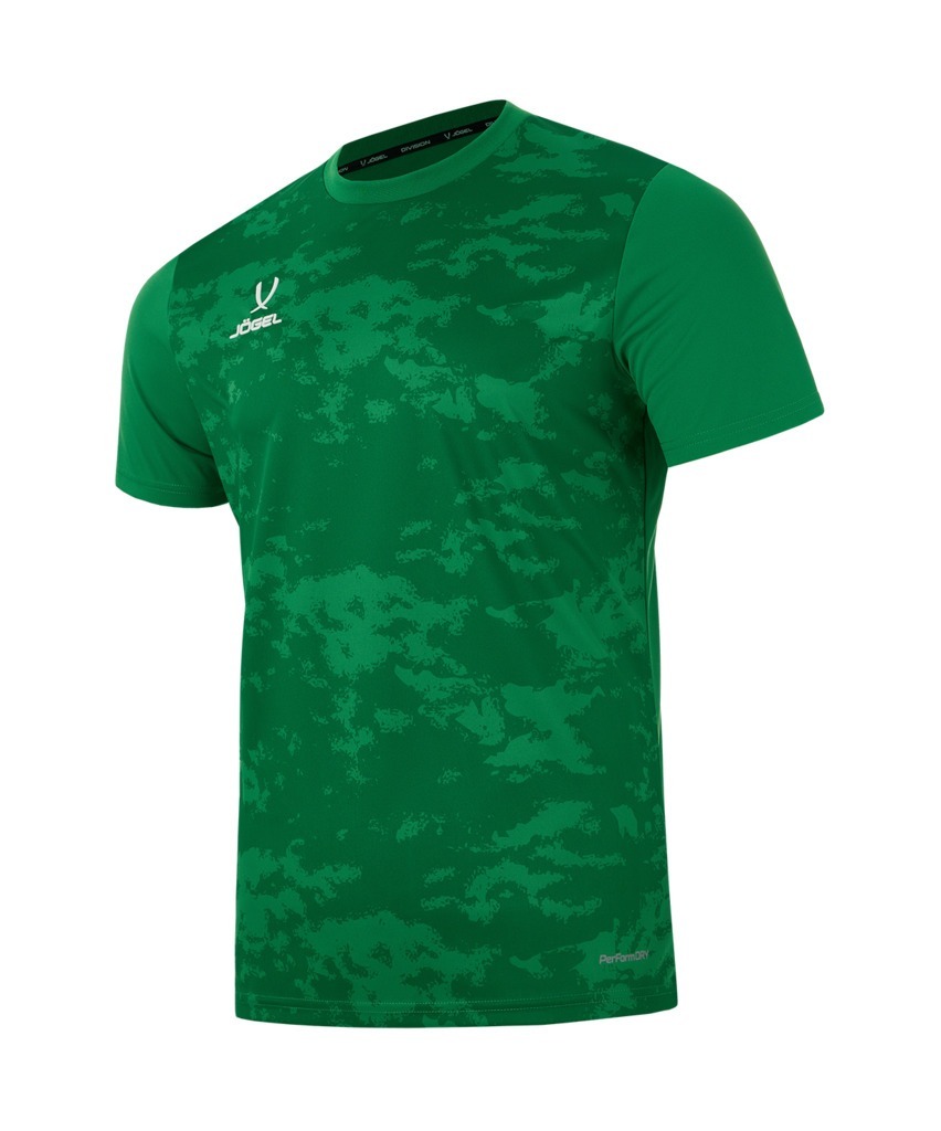 Фото Футболка вратарская JOGEL DIVISION PerFormDRY SPLASH GK Jersey, зеленый (2120577) - интернет-магазин МегаТерем в Москве