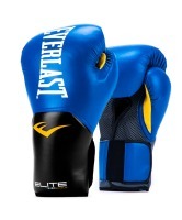 Перчатки боксерские Elite ProStyle P00001205, 14oz, к/з, синий (447805)