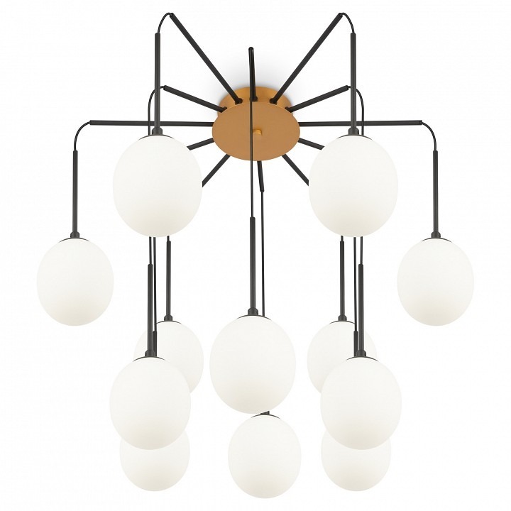 Фото Потолочная люстра Maytoni Бранч MOD176PL-12G MY_MOD176PL-12G - интернет-магазин МегаТерем в Москве