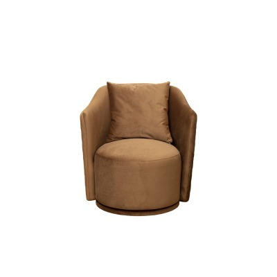 Кресло Верона Базовая(Verona Basic) вращающееся велюр коричн. Colt004-KOR 70*77*80см (TT-00012272)