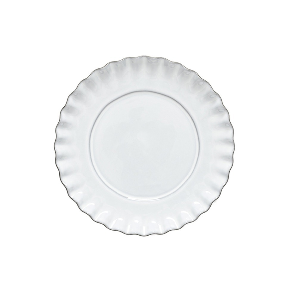 Фото Тарелка 1DIP211E-WHI(1DIP211E-01116I), 20,9 см, керамика, white, Costa Nova - интернет-магазин МегаТерем в Москве